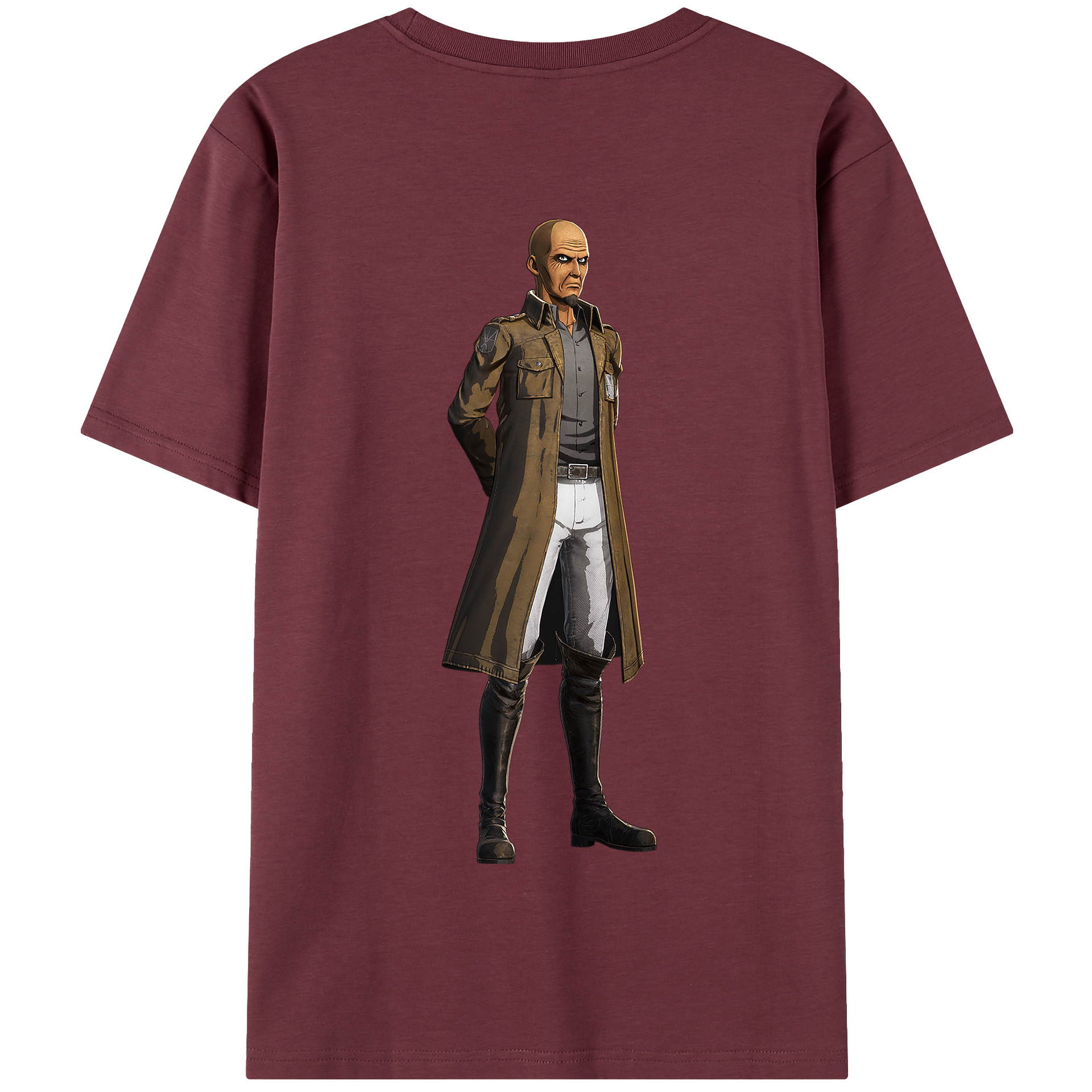 （画像用） 進撃の巨人 Attack on Titan 綿100％半袖Tシャツ（背面プリント）